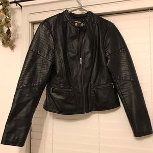 Faux Leather Jacket